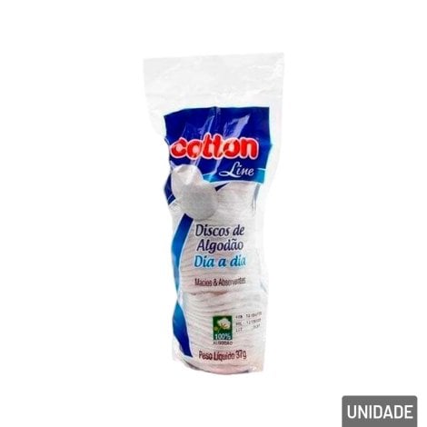 Algodao Hidrofilo 37g em Disco Cotton Line
