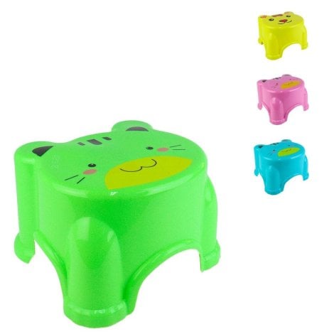 Banco de Plástico Infantil 13cm Sortidos