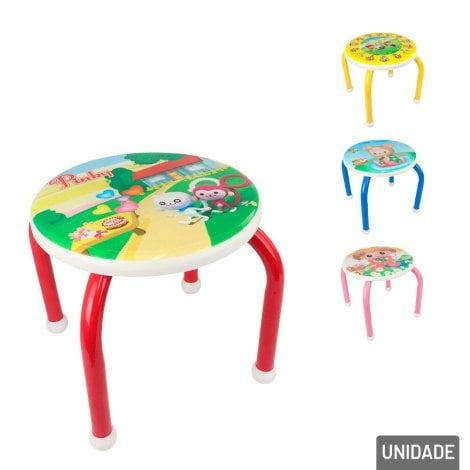 Banco de Metal Infantil 25cm Sortidos