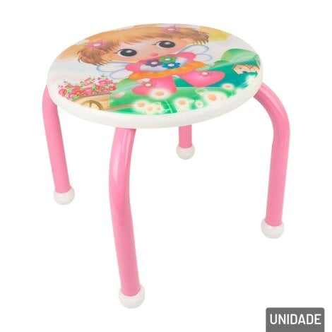Banco de Metal Infantil 25cm Sortidos